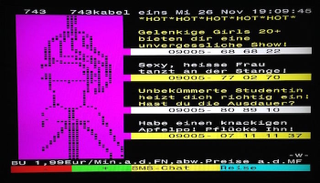 Illustration for article titled Cómo era ver porno antes de Internet en la era del Teletexto